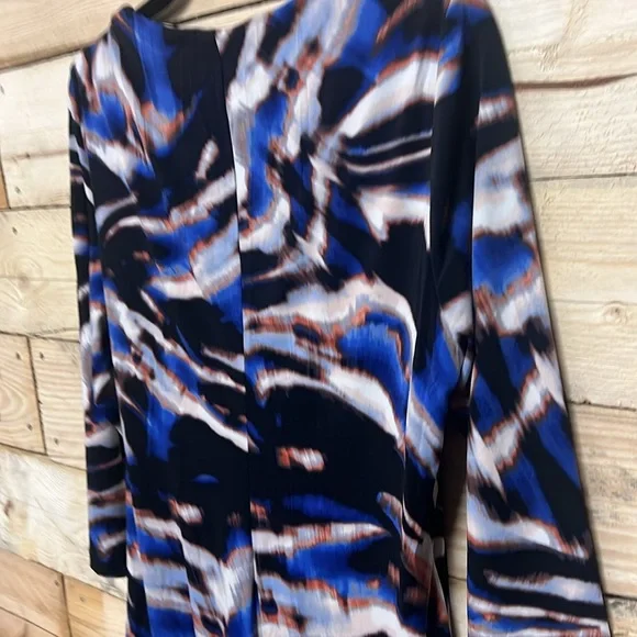 Calvin Klein 3/4 Sleeve Wrap dress size L - Picture 6 of 7